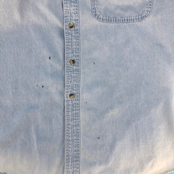 90s Dale Earnhardt denim chambray shirt 1990s vintage - Picture 5 of 6